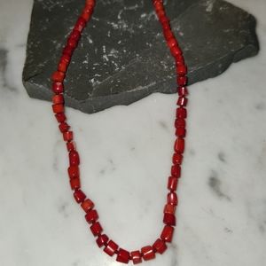 *14kt Gold and Coral 18 Inch Necklace NWOT